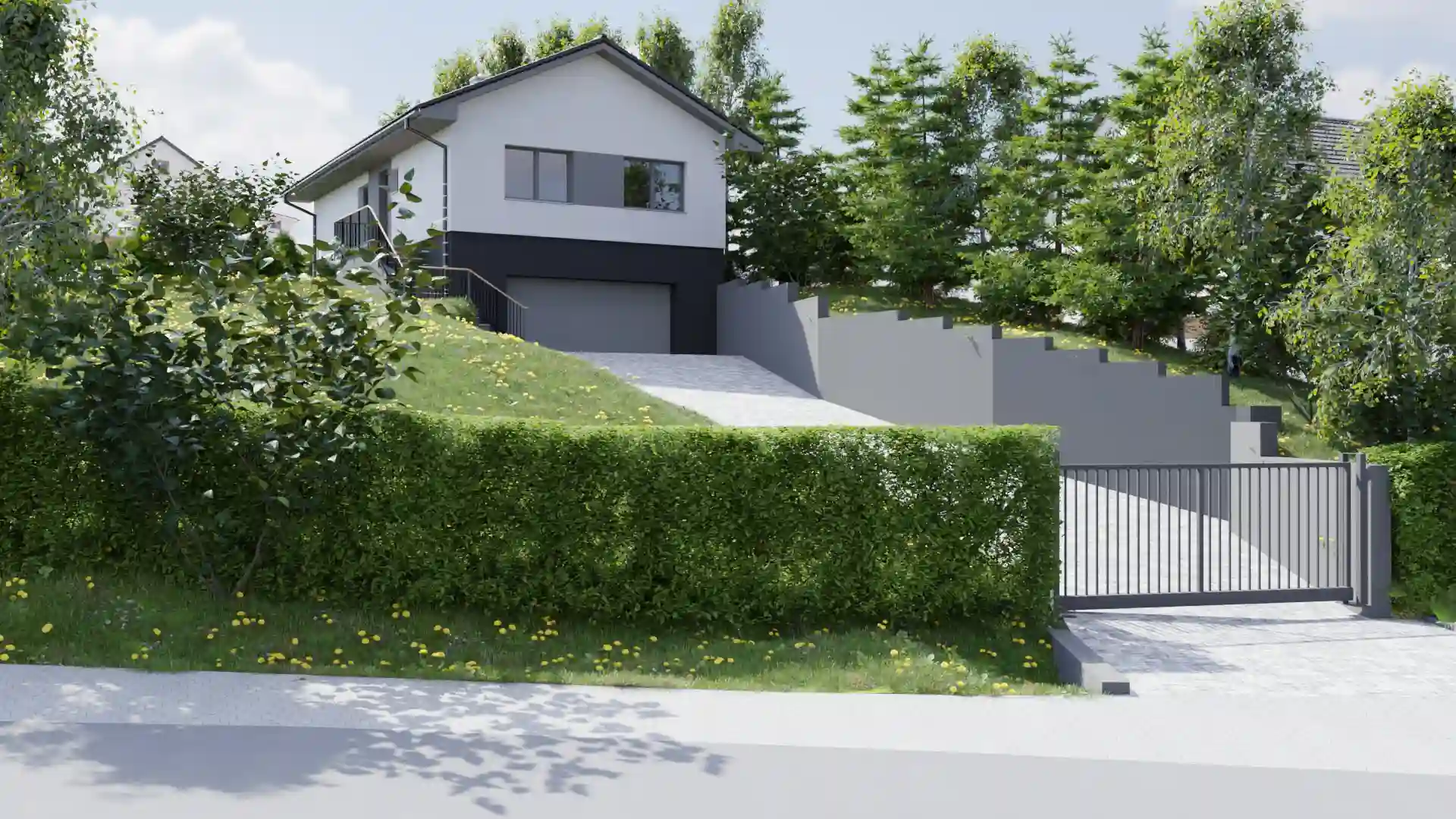 Bungalow with basement – family house project